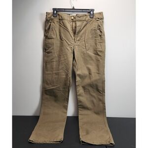 Duck Camp Men Brown Brush Pants Straight Leg Outdoor Field‎ Work Trousers 32 T